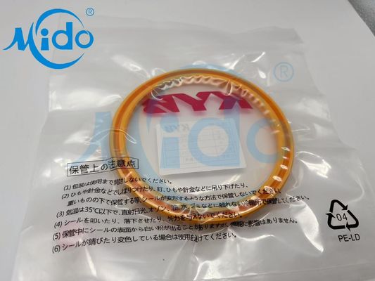 KAYABA KYB Seal Kích thước 130*150*12 Hydraulic Cylinder Rod Seals Phần nguyên bản Màu cam