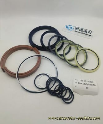 Bộ con dấu sửa chữa dòng Pro hoàn chỉnh cho Bộ con dấu xi lanh thủy lực nâng lưỡi 707-99-56690 - Bao gồm tất cả các con dấu &amp; vòng đệm