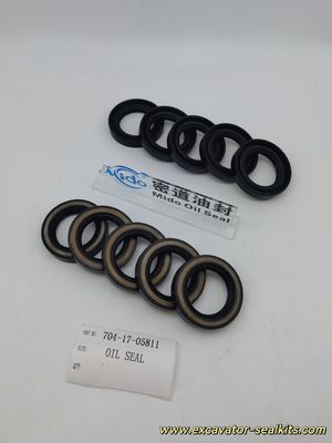 704-17-05811 Con dấu dầu cao su Nitrile cao cấp Thay thế con dấu trục đáng tin cậy