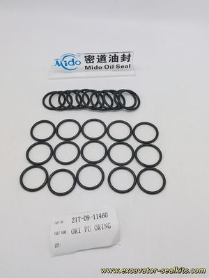 Thay thế chính xác Komatsu PU O-Ring 21T-09-11460 Vòng đệm cao su chất lượng OEM