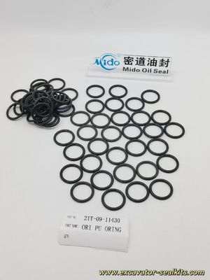 Vòng chữ O cao su Komatsu: 21T-09-11430 PU đáng tin cậy | Con dấu cao su | Còn hàng - Đơn hàng tùy chỉnh