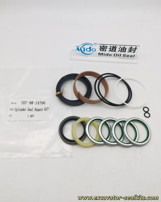 Bộ sửa chữa phốt xi lanh hạng nặng 707-98-14790 với nhiệt độ cao | Phớt chống mài mòn