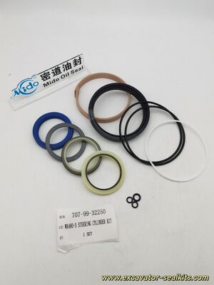 Komatsu WA480-5 Steering Cylinder Rebuild Kit | OEM Part 707-99-32250 | Hydraulic Seal Set