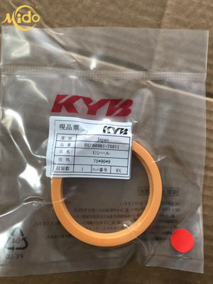 Con dấu thanh piston KYB ban đầu 75 * 90 * 9 Mm Con dấu gạt nước xi lanh thủy lực