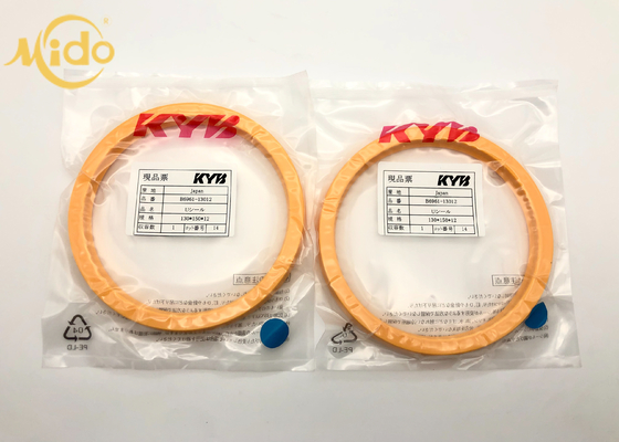 KAYABA KYB Seal Kích thước 130*150*12 Hydraulic Cylinder Rod Seals Phần nguyên bản Màu cam