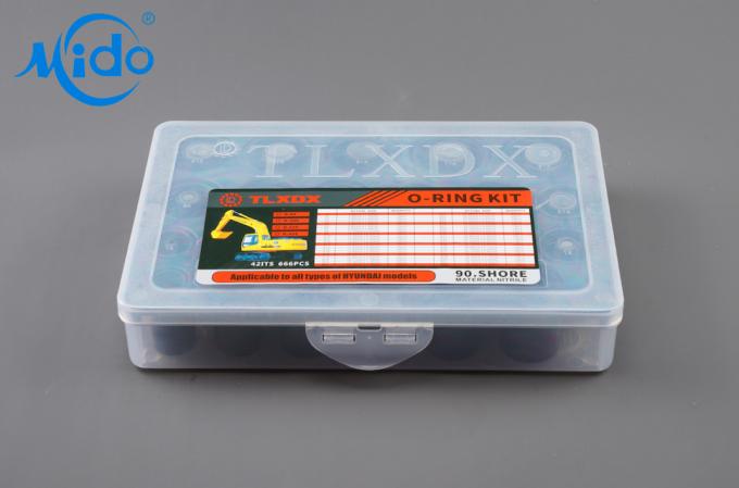 Khả năng chống dầu O Ring Seal Kits, NBR Hyundai R Repair O Ring Set Box 2